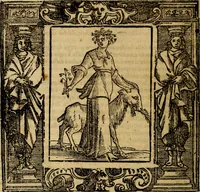 An illustration from Iconologia di Cesare Ripa Perugina ... Nella quale si descrivono diverse imagini di virtù, vitij, affetti, passioni humane, arti discipline, humori, elementi, corpi celesti, prouincie d'Italia, fiumi, tutte le parti del mondo, ed altre infinite materie. Opera utile ad oratori, predicatori, poeti pittori, sculptori, disegnatori, e ad ogni studioso, per inuentar concetti, emblemi, ed imprese, per diuisare qualsiuoglia appatato nuttiale, funerale, trionfale. Per rappresentar poemi drammatici, e per figurare co'suoi propij simboli ciò, che può cadere in pensiero humano. Ampliata ultimamente dallo stresso autore di CC. imagini, e erricchita di molti discorsi pieni di varia eruditione .. (1613)
