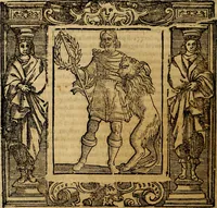 An illustration from Iconologia di Cesare Ripa Perugina ... Nella quale si descrivono diverse imagini di virtù, vitij, affetti, passioni humane, arti discipline, humori, elementi, corpi celesti, prouincie d'Italia, fiumi, tutte le parti del mondo, ed altre infinite materie. Opera utile ad oratori, predicatori, poeti pittori, sculptori, disegnatori, e ad ogni studioso, per inuentar concetti, emblemi, ed imprese, per diuisare qualsiuoglia appatato nuttiale, funerale, trionfale. Per rappresentar poemi drammatici, e per figurare co'suoi propij simboli ciò, che può cadere in pensiero humano. Ampliata ultimamente dallo stresso autore di CC. imagini, e erricchita di molti discorsi pieni di varia eruditione .. (1613)
