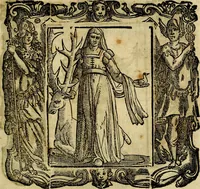 An illustration from Iconologia di Cesare Ripa Perugina ... Nella quale si descrivono diverse imagini di virtù, vitij, affetti, passioni humane, arti discipline, humori, elementi, corpi celesti, prouincie d'Italia, fiumi, tutte le parti del mondo, ed altre infinite materie. Opera utile ad oratori, predicatori, poeti pittori, sculptori, disegnatori, e ad ogni studioso, per inuentar concetti, emblemi, ed imprese, per diuisare qualsiuoglia appatato nuttiale, funerale, trionfale. Per rappresentar poemi drammatici, e per figurare co'suoi propij simboli ciò, che può cadere in pensiero humano. Ampliata ultimamente dallo stresso autore di CC. imagini, e erricchita di molti discorsi pieni di varia eruditione .. (1613)