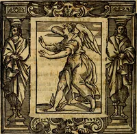 Picture 203 of 206 from Iconologia di Cesare Ripa Perugina ... Nella quale si descrivono diverse imagini di virtù, vitij, affetti, passioni humane, arti discipline, humori, elementi, corpi celesti, prouincie d'Italia, fiumi, tutte le parti del mondo, ed altre infinite materie. Opera utile ad oratori, predicatori, poeti pittori, sculptori, disegnatori, e ad ogni studioso, per inuentar concetti, emblemi, ed imprese, per diuisare qualsiuoglia appatato nuttiale, funerale, trionfale. Per rappresentar poemi drammatici, e per figurare co'suoi propij simboli ciò, che può cadere in pensiero humano. Ampliata ultimamente dallo stresso autore di CC. imagini, e erricchita di molti discorsi pieni di varia eruditione .. (1613), leaf 829
