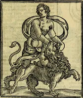 An illustration from Iconologia di Cesare Ripa ... Divisa in tre libri, ne i quali si esprimono varie imagini di virtù, vitij, affetti, passioni humane, arti, discipline, humori, elementi, corpi celesti, prouincie d'Italia, fiumi, & altre materie infinite vtili ad ogni stato di persone (1669)