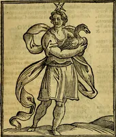 An illustration from Iconologia di Cesare Ripa ... Divisa in tre libri, ne i quali si esprimono varie imagini di virtù, vitij, affetti, passioni humane, arti, discipline, humori, elementi, corpi celesti, prouincie d'Italia, fiumi, & altre materie infinite vtili ad ogni stato di persone (1669)
