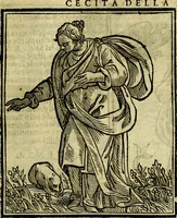 An illustration from Iconologia di Cesare Ripa ... Divisa in tre libri, ne i quali si esprimono varie imagini di virtù, vitij, affetti, passioni humane, arti, discipline, humori, elementi, corpi celesti, prouincie d'Italia, fiumi, & altre materie infinite vtili ad ogni stato di persone (1669)