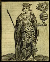 An illustration from Iconologia di Cesare Ripa ... Divisa in tre libri, ne i quali si esprimono varie imagini di virtù, vitij, affetti, passioni humane, arti, discipline, humori, elementi, corpi celesti, prouincie d'Italia, fiumi, & altre materie infinite vtili ad ogni stato di persone (1669)