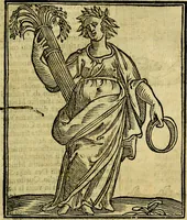 An illustration from Iconologia di Cesare Ripa ... Divisa in tre libri, ne i quali si esprimono varie imagini di virtù, vitij, affetti, passioni humane, arti, discipline, humori, elementi, corpi celesti, prouincie d'Italia, fiumi, & altre materie infinite vtili ad ogni stato di persone (1669)