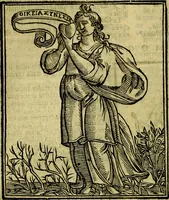 An illustration from Iconologia di Cesare Ripa ... Divisa in tre libri, ne i quali si esprimono varie imagini di virtù, vitij, affetti, passioni humane, arti, discipline, humori, elementi, corpi celesti, prouincie d'Italia, fiumi, & altre materie infinite vtili ad ogni stato di persone (1669)