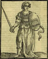 An illustration from Iconologia di Cesare Ripa ... Divisa in tre libri, ne i quali si esprimono varie imagini di virtù, vitij, affetti, passioni humane, arti, discipline, humori, elementi, corpi celesti, prouincie d'Italia, fiumi, & altre materie infinite vtili ad ogni stato di persone (1669)