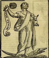 An illustration from Iconologia di Cesare Ripa ... Divisa in tre libri, ne i quali si esprimono varie imagini di virtù, vitij, affetti, passioni humane, arti, discipline, humori, elementi, corpi celesti, prouincie d'Italia, fiumi, & altre materie infinite vtili ad ogni stato di persone (1669)