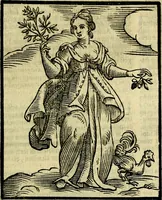 An illustration from Iconologia di Cesare Ripa ... Divisa in tre libri, ne i quali si esprimono varie imagini di virtù, vitij, affetti, passioni humane, arti, discipline, humori, elementi, corpi celesti, prouincie d'Italia, fiumi, & altre materie infinite vtili ad ogni stato di persone (1669)