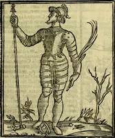 An illustration from Iconologia di Cesare Ripa ... Divisa in tre libri, ne i quali si esprimono varie imagini di virtù, vitij, affetti, passioni humane, arti, discipline, humori, elementi, corpi celesti, prouincie d'Italia, fiumi, & altre materie infinite vtili ad ogni stato di persone (1669)