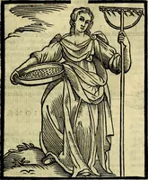 An illustration from Iconologia di Cesare Ripa ... Divisa in tre libri, ne i quali si esprimono varie imagini di virtù, vitij, affetti, passioni humane, arti, discipline, humori, elementi, corpi celesti, prouincie d'Italia, fiumi, & altre materie infinite vtili ad ogni stato di persone (1669)