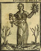 An illustration from Iconologia di Cesare Ripa ... Divisa in tre libri, ne i quali si esprimono varie imagini di virtù, vitij, affetti, passioni humane, arti, discipline, humori, elementi, corpi celesti, prouincie d'Italia, fiumi, & altre materie infinite vtili ad ogni stato di persone (1669)