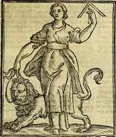 Picture 120 of 358 from Iconologia di Cesare Ripa ... Divisa in tre libri, ne i quali si esprimono varie imagini di virtù, vitij, affetti, passioni humane, arti, discipline, humori, elementi, corpi celesti, prouincie d'Italia, fiumi, & altre materie infinite vtili ad ogni stato di persone (1669), leaf 254