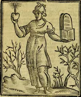 Picture 124 of 358 from Iconologia di Cesare Ripa ... Divisa in tre libri, ne i quali si esprimono varie imagini di virtù, vitij, affetti, passioni humane, arti, discipline, humori, elementi, corpi celesti, prouincie d'Italia, fiumi, & altre materie infinite vtili ad ogni stato di persone (1669), leaf 263