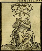 Picture 128 of 358 from Iconologia di Cesare Ripa ... Divisa in tre libri, ne i quali si esprimono varie imagini di virtù, vitij, affetti, passioni humane, arti, discipline, humori, elementi, corpi celesti, prouincie d'Italia, fiumi, & altre materie infinite vtili ad ogni stato di persone (1669), leaf 269