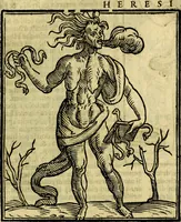 An illustration from Iconologia di Cesare Ripa ... Divisa in tre libri, ne i quali si esprimono varie imagini di virtù, vitij, affetti, passioni humane, arti, discipline, humori, elementi, corpi celesti, prouincie d'Italia, fiumi, & altre materie infinite vtili ad ogni stato di persone (1669)