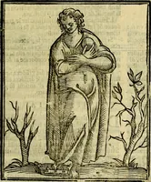 An illustration from Iconologia di Cesare Ripa ... Divisa in tre libri, ne i quali si esprimono varie imagini di virtù, vitij, affetti, passioni humane, arti, discipline, humori, elementi, corpi celesti, prouincie d'Italia, fiumi, & altre materie infinite vtili ad ogni stato di persone (1669)