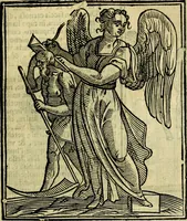 An illustration from Iconologia di Cesare Ripa ... Divisa in tre libri, ne i quali si esprimono varie imagini di virtù, vitij, affetti, passioni humane, arti, discipline, humori, elementi, corpi celesti, prouincie d'Italia, fiumi, & altre materie infinite vtili ad ogni stato di persone (1669)