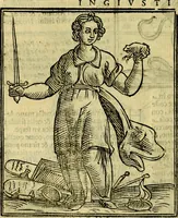 An illustration from Iconologia di Cesare Ripa ... Divisa in tre libri, ne i quali si esprimono varie imagini di virtù, vitij, affetti, passioni humane, arti, discipline, humori, elementi, corpi celesti, prouincie d'Italia, fiumi, & altre materie infinite vtili ad ogni stato di persone (1669)