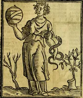 An illustration from Iconologia di Cesare Ripa ... Divisa in tre libri, ne i quali si esprimono varie imagini di virtù, vitij, affetti, passioni humane, arti, discipline, humori, elementi, corpi celesti, prouincie d'Italia, fiumi, & altre materie infinite vtili ad ogni stato di persone (1669)