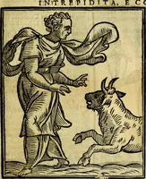 Picture 174 of 358 from Iconologia di Cesare Ripa ... Divisa in tre libri, ne i quali si esprimono varie imagini di virtù, vitij, affetti, passioni humane, arti, discipline, humori, elementi, corpi celesti, prouincie d'Italia, fiumi, & altre materie infinite vtili ad ogni stato di persone (1669), leaf 354