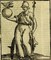 An illustration from Iconologia di Cesare Ripa ... Divisa in tre libri, ne i quali si esprimono varie imagini di virtù, vitij, affetti, passioni humane, arti, discipline, humori, elementi, corpi celesti, prouincie d'Italia, fiumi, & altre materie infinite vtili ad ogni stato di persone (1669)
