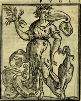 An illustration from Iconologia di Cesare Ripa ... Divisa in tre libri, ne i quali si esprimono varie imagini di virtù, vitij, affetti, passioni humane, arti, discipline, humori, elementi, corpi celesti, prouincie d'Italia, fiumi, & altre materie infinite vtili ad ogni stato di persone (1669)