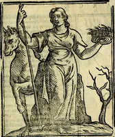 An illustration from Iconologia di Cesare Ripa ... Divisa in tre libri, ne i quali si esprimono varie imagini di virtù, vitij, affetti, passioni humane, arti, discipline, humori, elementi, corpi celesti, prouincie d'Italia, fiumi, & altre materie infinite vtili ad ogni stato di persone (1669)