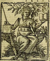 An illustration from Iconologia di Cesare Ripa ... Divisa in tre libri, ne i quali si esprimono varie imagini di virtù, vitij, affetti, passioni humane, arti, discipline, humori, elementi, corpi celesti, prouincie d'Italia, fiumi, & altre materie infinite vtili ad ogni stato di persone (1669)