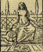 An illustration from Iconologia di Cesare Ripa ... Divisa in tre libri, ne i quali si esprimono varie imagini di virtù, vitij, affetti, passioni humane, arti, discipline, humori, elementi, corpi celesti, prouincie d'Italia, fiumi, & altre materie infinite vtili ad ogni stato di persone (1669)