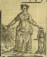 Picture 213 of 358 from Iconologia di Cesare Ripa ... Divisa in tre libri, ne i quali si esprimono varie imagini di virtù, vitij, affetti, passioni humane, arti, discipline, humori, elementi, corpi celesti, prouincie d'Italia, fiumi, & altre materie infinite vtili ad ogni stato di persone (1669), leaf 440