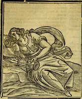 An illustration from Iconologia di Cesare Ripa ... Divisa in tre libri, ne i quali si esprimono varie imagini di virtù, vitij, affetti, passioni humane, arti, discipline, humori, elementi, corpi celesti, prouincie d'Italia, fiumi, & altre materie infinite vtili ad ogni stato di persone (1669)