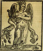 An illustration from Iconologia di Cesare Ripa ... Divisa in tre libri, ne i quali si esprimono varie imagini di virtù, vitij, affetti, passioni humane, arti, discipline, humori, elementi, corpi celesti, prouincie d'Italia, fiumi, & altre materie infinite vtili ad ogni stato di persone (1669)
