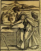 An illustration from Iconologia di Cesare Ripa ... Divisa in tre libri, ne i quali si esprimono varie imagini di virtù, vitij, affetti, passioni humane, arti, discipline, humori, elementi, corpi celesti, prouincie d'Italia, fiumi, & altre materie infinite vtili ad ogni stato di persone (1669)
