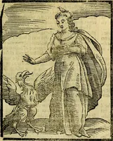 An illustration from Iconologia di Cesare Ripa ... Divisa in tre libri, ne i quali si esprimono varie imagini di virtù, vitij, affetti, passioni humane, arti, discipline, humori, elementi, corpi celesti, prouincie d'Italia, fiumi, & altre materie infinite vtili ad ogni stato di persone (1669)