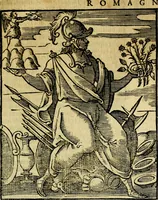 Picture 287 of 358 from Iconologia di Cesare Ripa ... Divisa in tre libri, ne i quali si esprimono varie imagini di virtù, vitij, affetti, passioni humane, arti, discipline, humori, elementi, corpi celesti, prouincie d'Italia, fiumi, & altre materie infinite vtili ad ogni stato di persone (1669), leaf 598