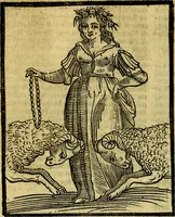 An illustration from Iconologia di Cesare Ripa ... Divisa in tre libri, ne i quali si esprimono varie imagini di virtù, vitij, affetti, passioni humane, arti, discipline, humori, elementi, corpi celesti, prouincie d'Italia, fiumi, & altre materie infinite vtili ad ogni stato di persone (1669)