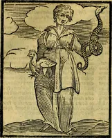 An illustration from Iconologia di Cesare Ripa ... Divisa in tre libri, ne i quali si esprimono varie imagini di virtù, vitij, affetti, passioni humane, arti, discipline, humori, elementi, corpi celesti, prouincie d'Italia, fiumi, & altre materie infinite vtili ad ogni stato di persone (1669)
