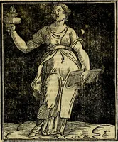 An illustration from Iconologia di Cesare Ripa ... Divisa in tre libri, ne i quali si esprimono varie imagini di virtù, vitij, affetti, passioni humane, arti, discipline, humori, elementi, corpi celesti, prouincie d'Italia, fiumi, & altre materie infinite vtili ad ogni stato di persone (1669)