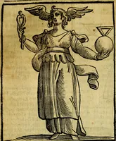 An illustration from Iconologia di Cesare Ripa ... Divisa in tre libri, ne i quali si esprimono varie imagini di virtù, vitij, affetti, passioni humane, arti, discipline, humori, elementi, corpi celesti, prouincie d'Italia, fiumi, & altre materie infinite vtili ad ogni stato di persone (1669)