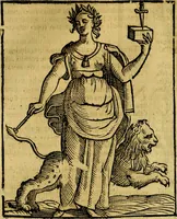 An illustration from Iconologia di Cesare Ripa ... Divisa in tre libri, ne i quali si esprimono varie imagini di virtù, vitij, affetti, passioni humane, arti, discipline, humori, elementi, corpi celesti, prouincie d'Italia, fiumi, & altre materie infinite vtili ad ogni stato di persone (1669)