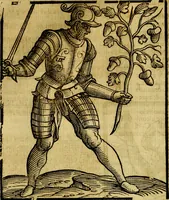 An illustration from Iconologia di Cesare Ripa ... Divisa in tre libri, ne i quali si esprimono varie imagini di virtù, vitij, affetti, passioni humane, arti, discipline, humori, elementi, corpi celesti, prouincie d'Italia, fiumi, & altre materie infinite vtili ad ogni stato di persone (1669)