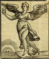 An illustration from Iconologia di Cesare Ripa ... Divisa in tre libri, ne i quali si esprimono varie imagini di virtù, vitij, affetti, passioni humane, arti, discipline, humori, elementi, corpi celesti, prouincie d'Italia, fiumi, & altre materie infinite vtili ad ogni stato di persone (1669)