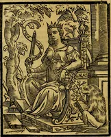 An illustration from Iconologia di Cesare Ripa ... Divisa in tre libri, ne i quali si esprimono varie imagini di virtù, vitij, affetti, passioni humane, arti, discipline, humori, elementi, corpi celesti, prouincie d'Italia, fiumi, & altre materie infinite vtili ad ogni stato di persone (1669)
