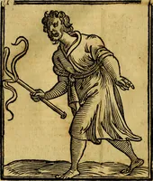 An illustration from Iconologia di Cesare Ripa ... Divisa in tre libri, ne i quali si esprimono varie imagini di virtù, vitij, affetti, passioni humane, arti, discipline, humori, elementi, corpi celesti, prouincie d'Italia, fiumi, & altre materie infinite vtili ad ogni stato di persone (1669)