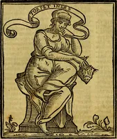 Picture 7 of 358 from Iconologia di Cesare Ripa ... Divisa in tre libri, ne i quali si esprimono varie imagini di virtù, vitij, affetti, passioni humane, arti, discipline, humori, elementi, corpi celesti, prouincie d'Italia, fiumi, & altre materie infinite vtili ad ogni stato di persone (1669), leaf 69