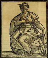 An illustration from Iconologia di Cesare Ripa ... Divisa in tre libri, ne i quali si esprimono varie imagini di virtù, vitij, affetti, passioni humane, arti, discipline, humori, elementi, corpi celesti, prouincie d'Italia, fiumi, & altre materie infinite vtili ad ogni stato di persone (1669)