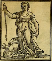 An illustration from Iconologia di Cesare Ripa ... Divisa in tre libri, ne i quali si esprimono varie imagini di virtù, vitij, affetti, passioni humane, arti, discipline, humori, elementi, corpi celesti, prouincie d'Italia, fiumi, & altre materie infinite vtili ad ogni stato di persone (1669)
