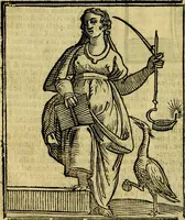 An illustration from Iconologia di Cesare Ripa ... Divisa in tre libri, ne i quali si esprimono varie imagini di virtù, vitij, affetti, passioni humane, arti, discipline, humori, elementi, corpi celesti, prouincie d'Italia, fiumi, & altre materie infinite vtili ad ogni stato di persone (1669)