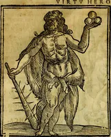 Picture 351 of 358 from Iconologia di Cesare Ripa ... Divisa in tre libri, ne i quali si esprimono varie imagini di virtù, vitij, affetti, passioni humane, arti, discipline, humori, elementi, corpi celesti, prouincie d'Italia, fiumi, & altre materie infinite vtili ad ogni stato di persone (1669), leaf 739
